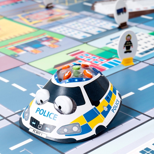 Our Community Activity Tin for Bee-Bot and Blue-Bot Programmable Toy Robot Accessories - STEM Educational & Teaching Toy for Kids 3+ Years