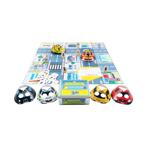 Our Community Activity Tin for Bee-Bot and Blue-Bot Programmable Toy Robot Accessories - STEM Educational & Teaching Toy for Kids 3+ Years