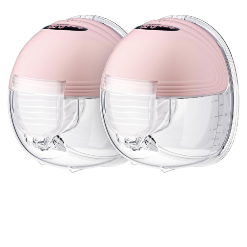 Hands-free electric breast pump, 24mm double seal, 3 modes and 12 levels, smart display, low noise Capacity 120 ml