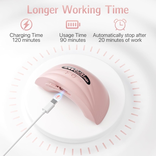 Hands-free electric breast pump, 24mm double seal, 3 modes and 12 levels, smart display, low noise Capacity 120 ml