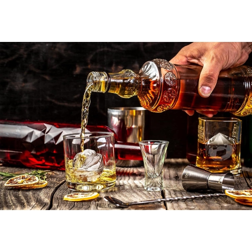 Moules à boule de glace en silicone de qualité alimentaire avec couvercle anti-éclaboussures, pinces et entonnoir, machine à glaçons Home Whiskey