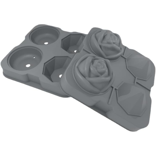 Moules à boule de glace en silicone de qualité alimentaire avec couvercle anti-éclaboussures, pinces et entonnoir, machine à glaçons Home Whiskey