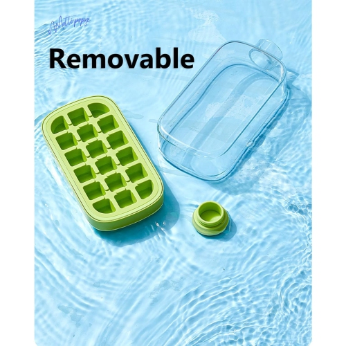 800 ml grande capacité Distributeur de glaçons portatif à une touche | Bac à glaçons et tasse d'eau deux-en-un | Portatif pour la mise en forme