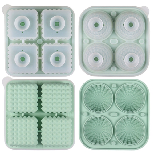 [Silicone de qualité alimentaire] Ensemble de moules à glaçons – Couvercle antifuite + boîte à glaçons spéciale facile à retirer, convient aux cubes