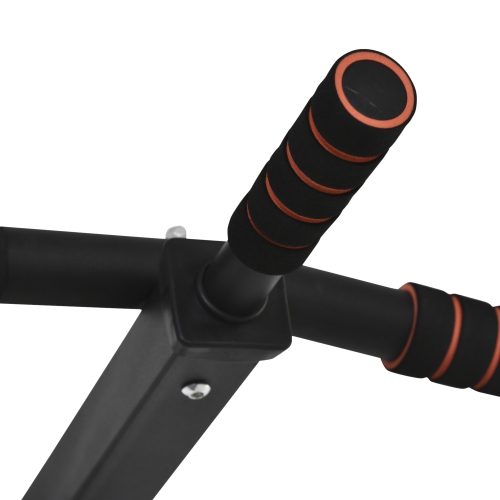 Barre de traction murale pour menton de Soozier, station d'entraînement pour le haut du corps avec mousse antidérapante pour gymnase à domicile, noir