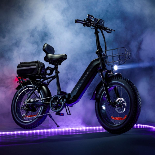 Delorean DM600-Sport Foldable Fat Tire E-Bike