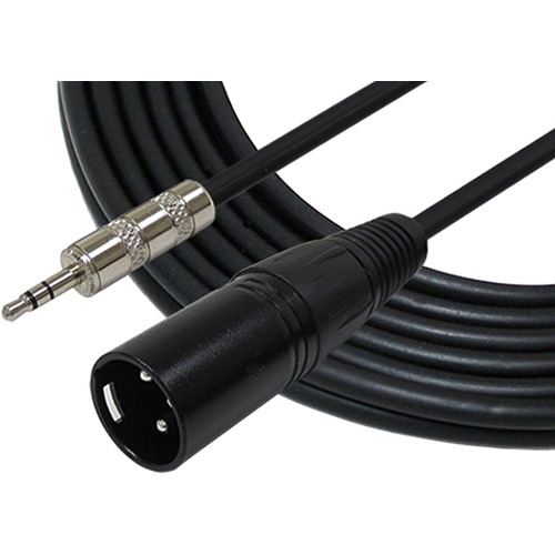 XLR Male to 3.5mm Stereo Cable – 6 Feet
