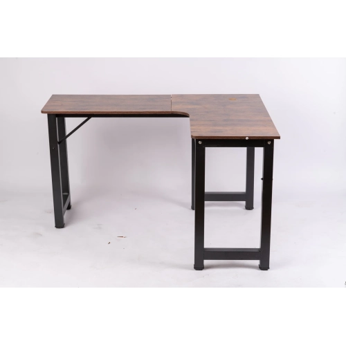 Comfy Goods Contemporary L-Shape Office Desk for Multi-Tasking Antique