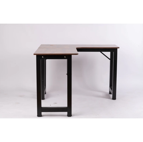 Comfy Goods Contemporary L-Shape Office Desk for Multi-Tasking Antique