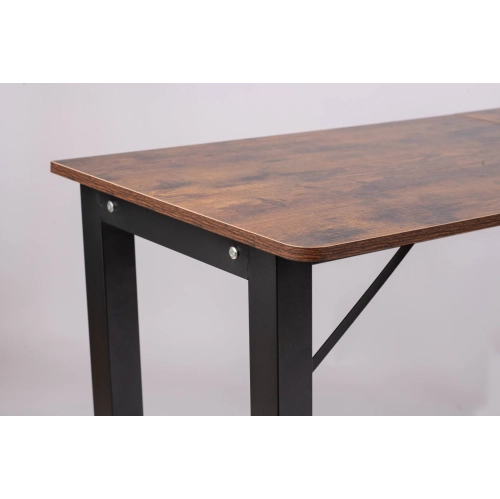 Comfy Goods Contemporary L-Shape Office Desk for Multi-Tasking Antique