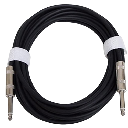 Audio Cable 1/4 Mono Male to Male – 20 Feet