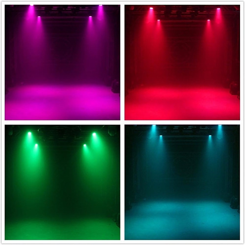 7 LED RGBW Moving Head DJ Spotlight – DMX Control and Sound Activation