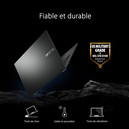 ASUS Vivobook Go 15 15.6" Laptop - Mixed Black (AMD Ryzen 5 7520U/16GB RAM/512GB SSD/Windows 11 Home)