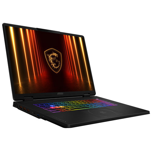 Portable de jeu 18 HX AI de 18 po Crosshair de MSI - Noir