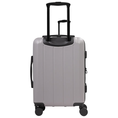 Bugatti New York 21.5" Hard Side Expandable Carry-On Luggage & Backpack - Taupe - Only at Best Buy