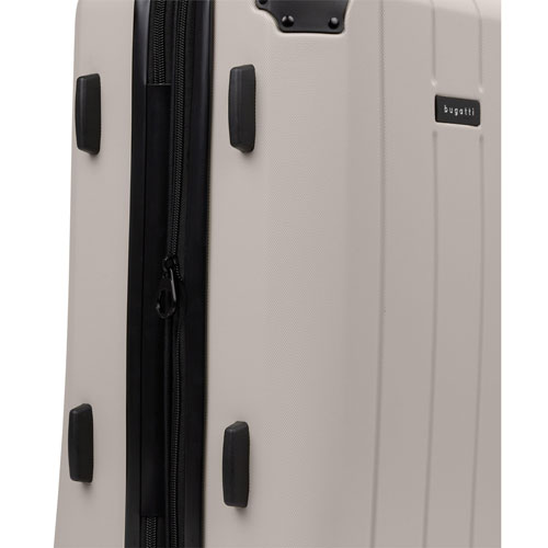 Bugatti New York 21.5" Hard Side Expandable Carry-On Luggage & Backpack - Taupe - Only at Best Buy