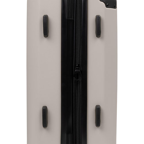 Bugatti New York 21.5" Hard Side Expandable Carry-On Luggage & Backpack - Taupe - Only at Best Buy