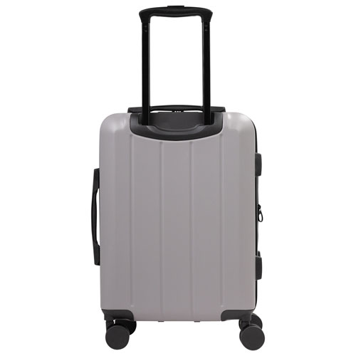 Bugatti New York 21.5" Hard Side Expandable Carry-On Luggage & Backpack - Taupe - Only at Best Buy