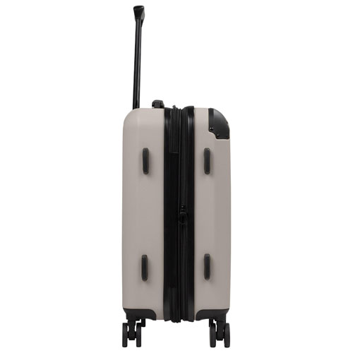 Bugatti New York 21.5" Hard Side Expandable Carry-On Luggage & Backpack - Taupe - Only at Best Buy