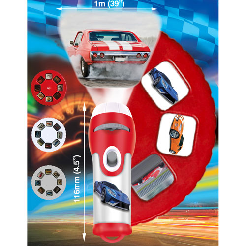 Brainstorm Super Cars Torch & Projector
