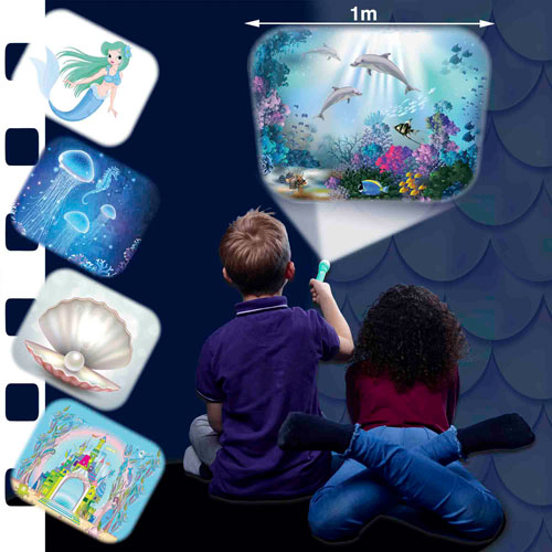 Brainstorm Mermaid Torch & Projector