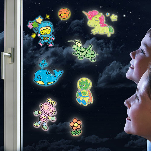 Brainstorm Glow Window Art