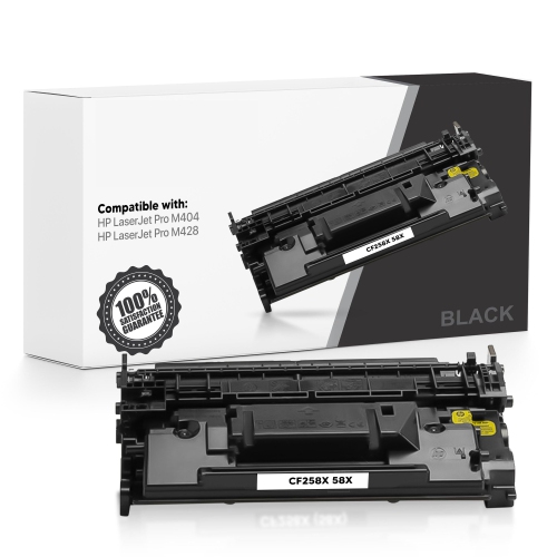 Compatible HP CF258X 58X Toner Cartridge Black 10K With Chip