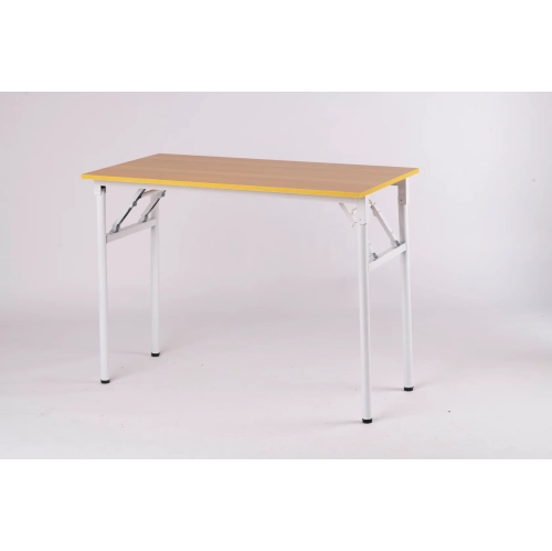 Comfy Goods Modern Foldable Office Desk – Sturdy & Space-Saving, Walnut