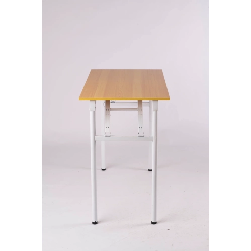 Comfy Goods Modern Foldable Office Desk – Sturdy & Space-Saving, Walnut