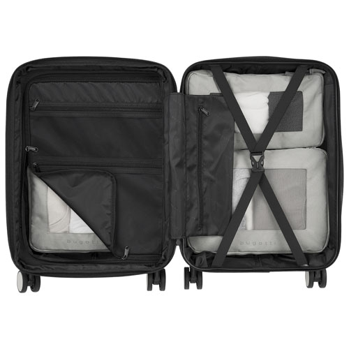 Ensemble de 3 valises rigides extensibles Luxor de Bugatti - Noir - Exclusivité de Best Buy