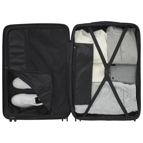 Ensemble de 3 valises rigides extensibles Barcelona de Bugatti - Kaki - Exclusivité de Best Buy