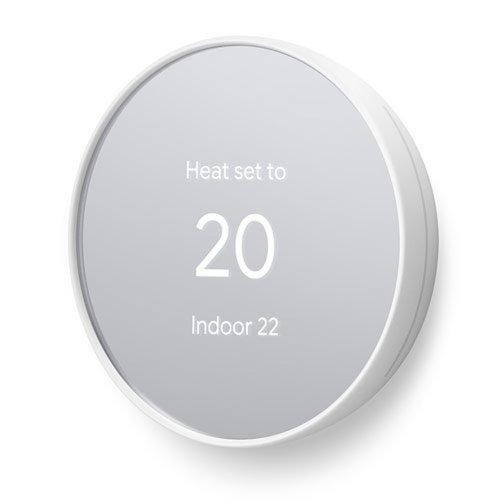 Thermostat Nest de Google - Thermostat intelligent pour la maison - Thermostat Wi-Fi programmable - Neige