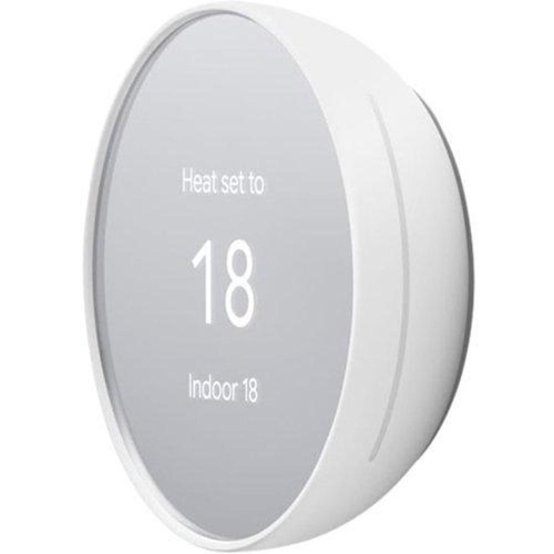 Thermostat Nest de Google - Thermostat intelligent pour la maison - Thermostat Wi-Fi programmable - Neige