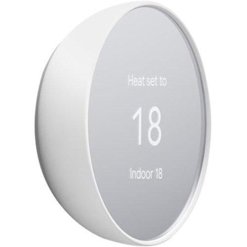 Thermostat Nest de Google - Thermostat intelligent pour la maison - Thermostat Wi-Fi programmable - Neige