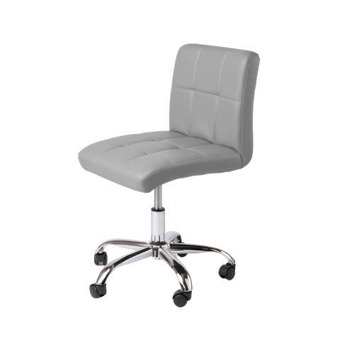 Comfy Goods Ergonomic Leather Chair for Office or Waiting Room - Gray