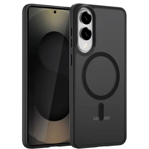 XCRS Frosted Cover Back Frame Matte Clear Magsafe Case for Samsung Galaxy S25 Edge