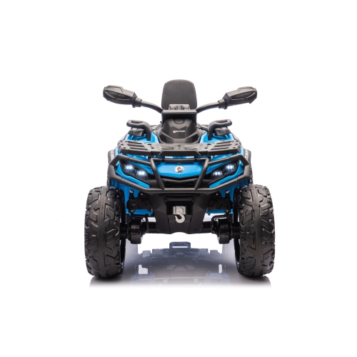 Licensed 24V Can Am Outlander Kids Ride on ATV, Rubber Tires, Leather Seat