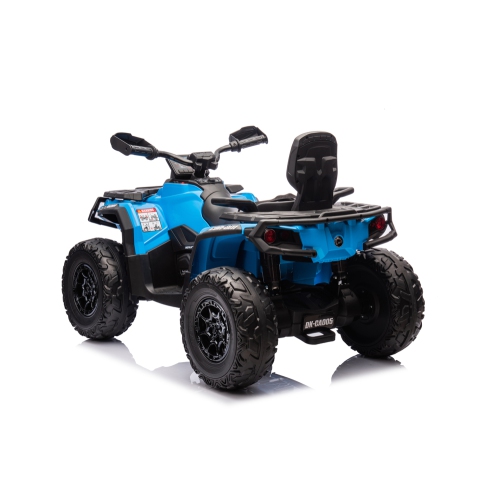 Licensed 24V Can Am Outlander Kids Ride on ATV, Rubber Tires, Leather Seat
