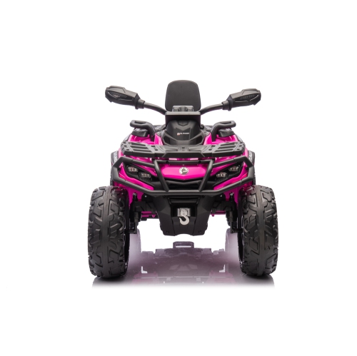Licensed 24V Can Am Outlander Kids Ride on ATV, Rubber Tires, Leather Seat