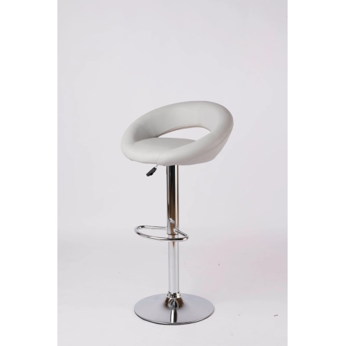 Comfy Goods Stylish Leather Dining Chair – Modern & Comfortable - Light Gray