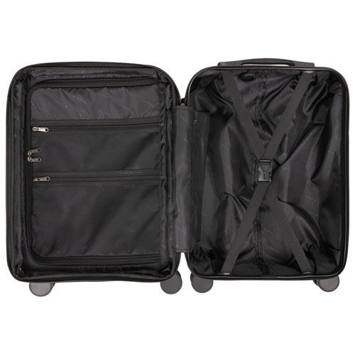 Ensemble de 3 valises rigides extensibles Windsor de Bugatti - Anthracite - Exclusivité de Best Buy