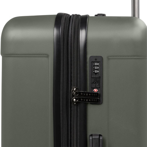 Ensemble de 3 valises rigides extensibles Windsor de Bugatti - Kaki - Exclusivité de Best Buy