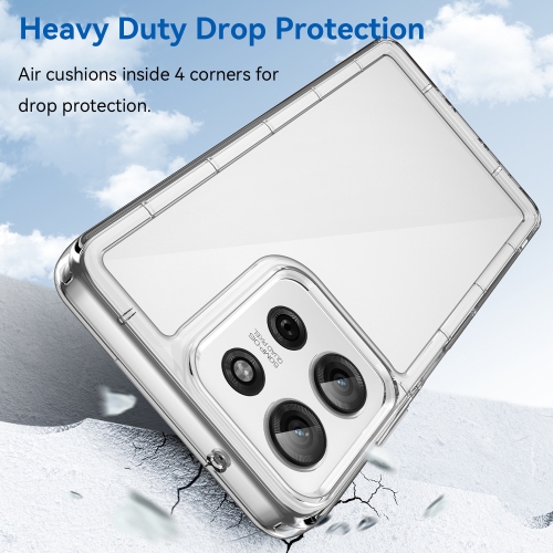 XCRS Clear Fitted Cover Transparent Acrylic Hardshell Case for Motorola G 5G