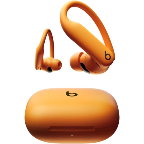Beats Powerbeats Pro 2 Wireless Bluetooth Earbuds - Noise Cancelling, Heart Rate Monitor, IPX4, Up to 45H Battery & Charging Case - Electric Orange -