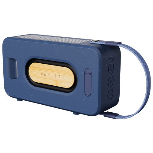 Boîte ouverte - Haut-parleur Bluetooth solaire Rise Up de House of Marley, étanche IP67, chargement solaire et plus encore