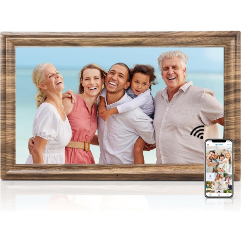 Image 1 of 7.. 16 Inch Large Digital Picture Frame, Canupdog Digital Photo Frame with 32GB Storage Wall Mountable, Auto-Rotate, Motion Sensor Share Photo Video via