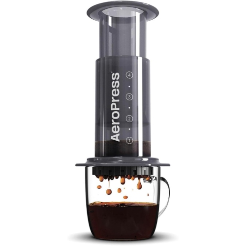 AeroPress Original Coffee Press – 3 In 1 Brew Method Combines French Press, Espresso, Full Bodied Coffee Without Grit or Bitterness, Small Portable