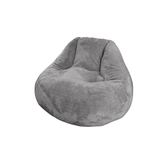 Comfy Goods Giant Foam-Filled Couch Bean Bag - Grey