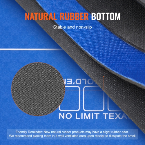 VEVOR 6-8 Players Poker Table Top,70 x 35 Inch Poker Mat for Table,Foldable Poker Table Top with Carrying Bag,Folding Poker Table Topper for Poker