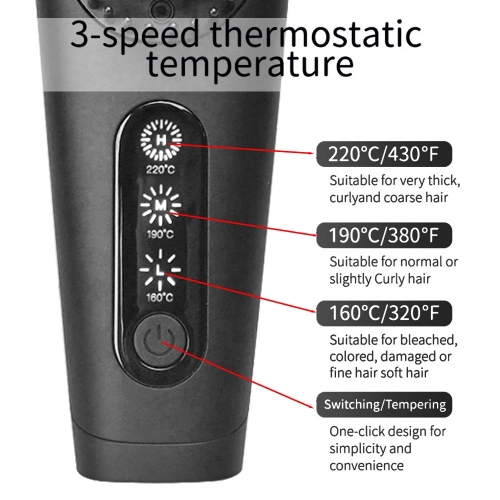 Fer plat portatif avec brosse chauffante, mini brosse lissante rechargeable USB pour les voyages, peigne à cheveux sans fil